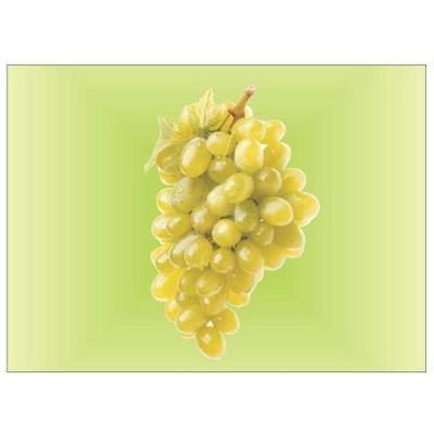 Green Grapes Rectangle Metal Photo Magnet (2"x3")