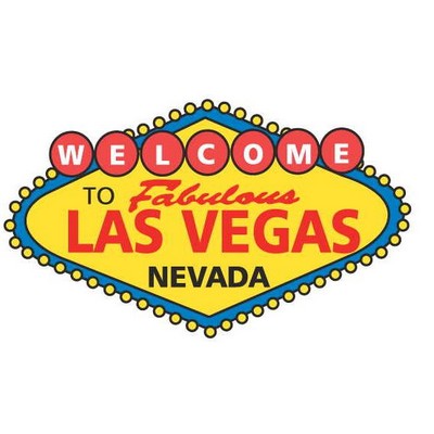 Welcome to Las Vegas Sign Acrylic Coaster w/Felt Back