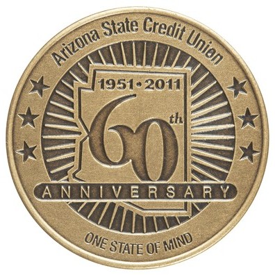 Antique Brass/Verbronze? Coin - Medallion (1")