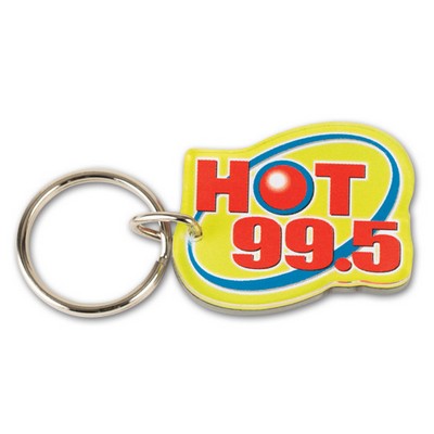 Up to 4 Sq. In. Custom Shape Acrylic Key Ring