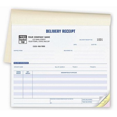 Delivery Receipt Books (3 Part)