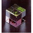 Crystal Rainbow Cube Base