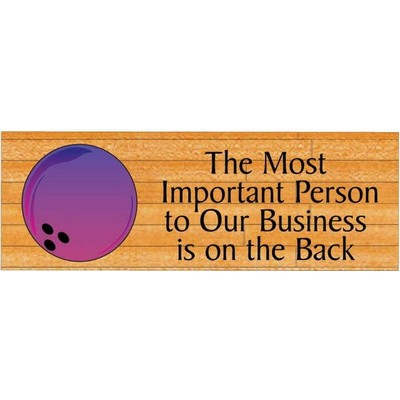 Purple Bowling Ball Panoramic Photo Hand Mirror (1 5/8"x4 5/8")