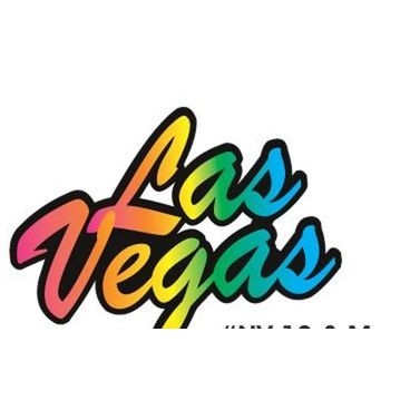 Las Vegas (Stacked) Magnet w/ Full Magnetic Back (6 Square Inch)