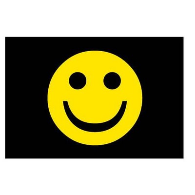 Smiley Face Rectangle Metal Photo Magnet (2"x3")