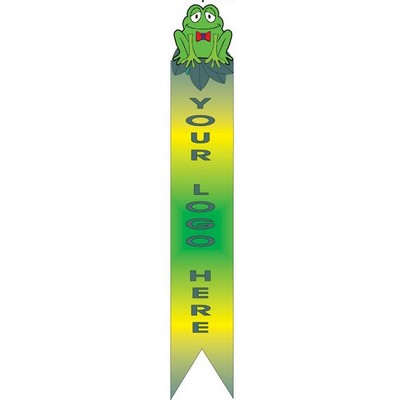 Frog Bookmark w/ Black Back