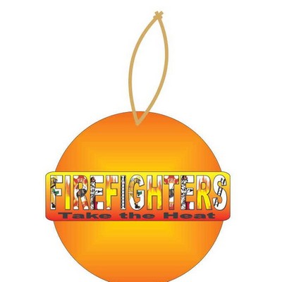 Fireman Slogan Executive Ornament w/ Mirrored Back (12")