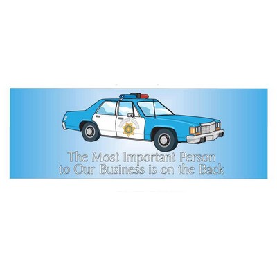 Police Car Panoramic Photo Hand Mirror (1 5/8"x4 5/8")