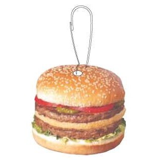 Double Meat Burger Zipper Pull