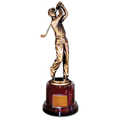 Golfer Action Awards with 17" Figure