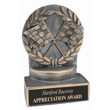 Racing, Wreath Design - 4-1/2"