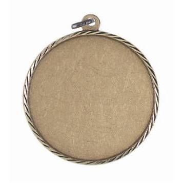 Medal, "Insert Holder" Rope Design - 2-1/8" Dia