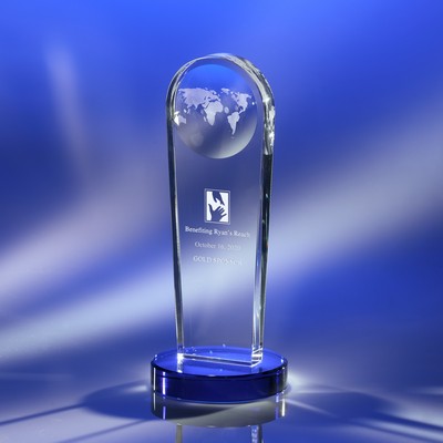 World on My Thumb Crystal Globe Award