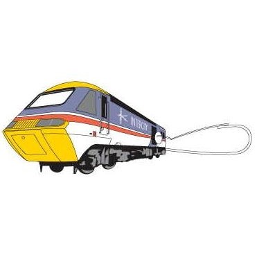 Modern Train Zipper Pull