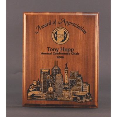 Executive Walnut Plaque - 7"x9"