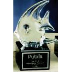 Hand Blown Glass Fish Award