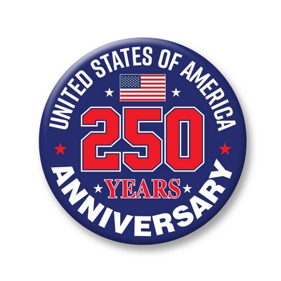 2.25" Round Button with Safety Pin Back