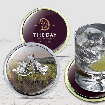 Photo Coaster w/Cork Bottom