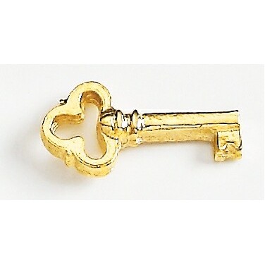 Skeleton Key Marken Design Cast Lapel Pin (Up to 3/4")