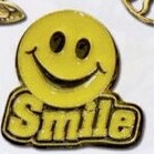 Stock Smile Lapel Pin