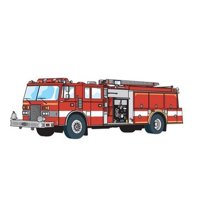 Fire Truck Maxi Magnet (3 Square Inch)