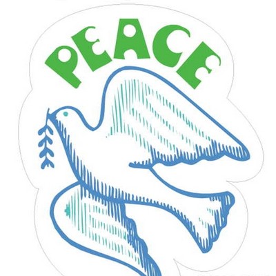 Peace Dove Maxi Magnet (4 Square Inch)