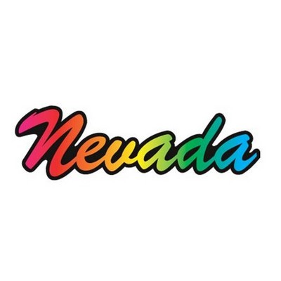 Nevada Promotional Magnet w/ Strip Magnet (10 Square Inch)