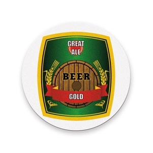 3 1/2" Paper Coaster (24 Point)