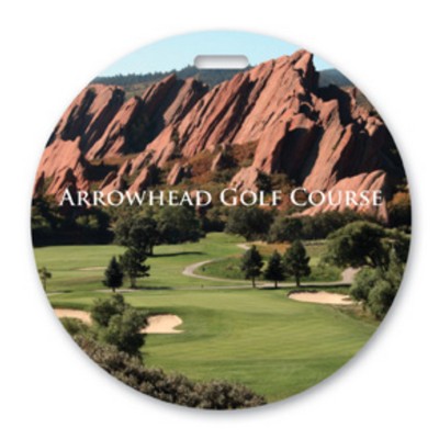 USA Made Laminated Event Tag (3.5") Circle