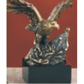 8" Cast Resin Economical Eagle Award w/Base