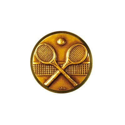 Club Lorente Round 1" Lapel Pin- Tennis