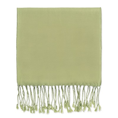 CLOSEOUT - Soft Green Bamboo Muffler Scarf