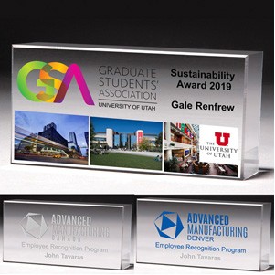 The Cube Award – 2 ½" x 5" x 1" - 2031L (Laser)