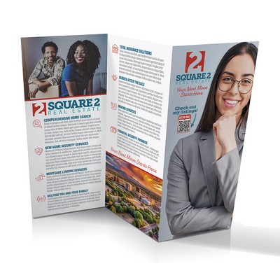 Tri-Fold Flyer Brochure - 8.5x11 - 4 pt. Gloss Text