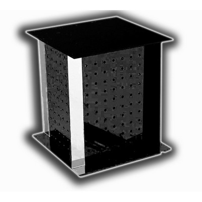 Four-Sided Pegboard Hook Display (12 3/4"x11 1/8" x11 1/8")