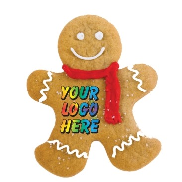 Gingerbread Man Gift Shop Magnet w/ Full Magnetic Back (4 Square Inch)