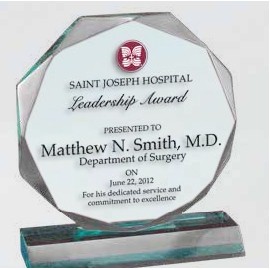 Acrylic Jade Octagon (8"x8.75")