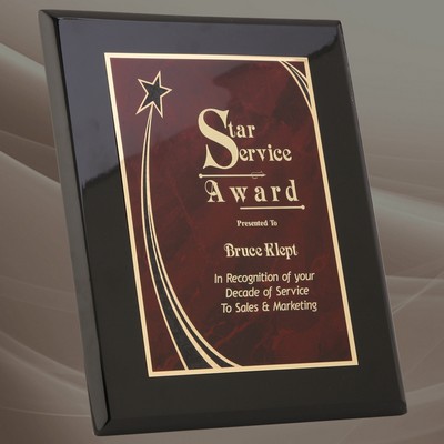 Rotary Engraved Wall Plaque