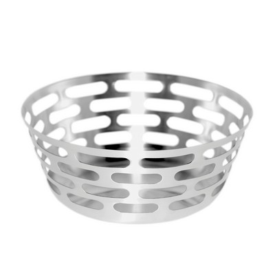 Mod18 12'' Brushed Stainless Steel Bread Basket