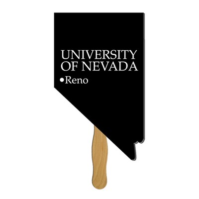 Nevada State Hand Fan Full Color (1 Side)