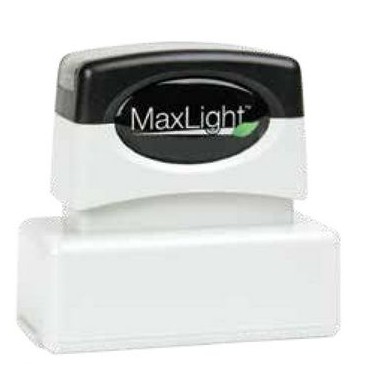 MaxLight™ Pre-Inked Stamp (9/16"x1-11/16")