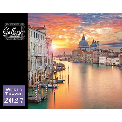 Galleria Wall Calendar 2027 World Travel