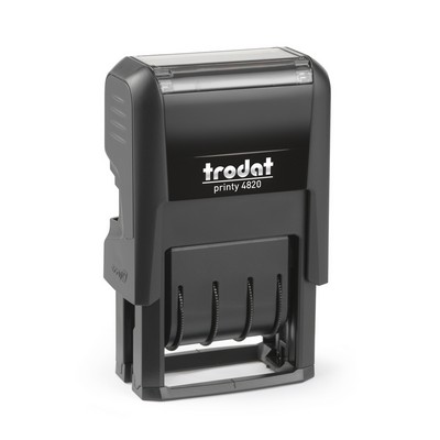 Trodat® Printy Dater Rectangle Self Inking Stamp (5/32"H x 1"L), Non-Customizable