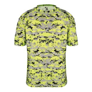 Badger 3.5 Ounce Adult B-Dry Core Short Sleeve Digital Pattern Performance Shirt