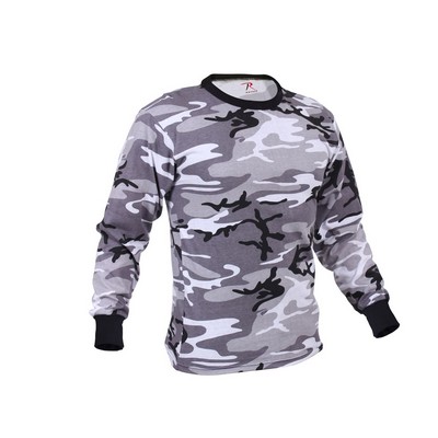 City Camouflage Long Sleeve T-Shirt (S to XL)