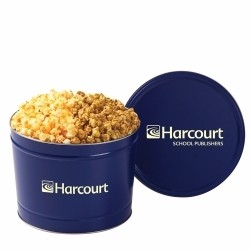 2 Way Popcorn Tins - Caramel & Cheddar Popcorn (2 Gallon)