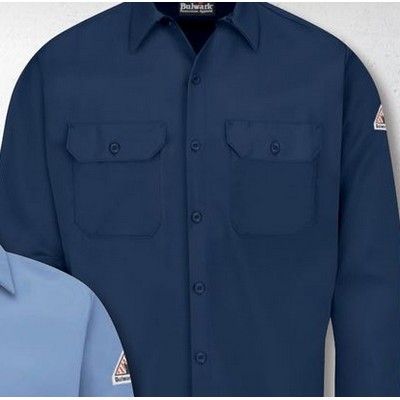 Bulwark™ Men's Work Shirt - Navy Blue