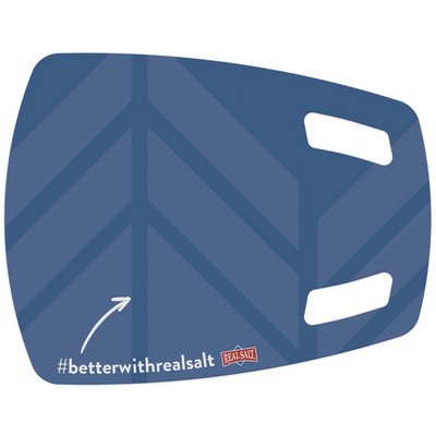 Flexible Cutting Board, FDA approved .030 clear plastic, Scoop Design (10" x 12.875") Full Color