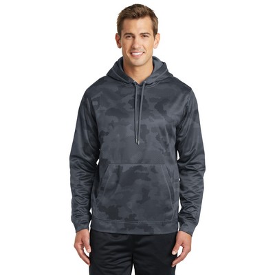 Sport-Tek® Sport-Wick® CamoHex Fleece Hooded Pullover.