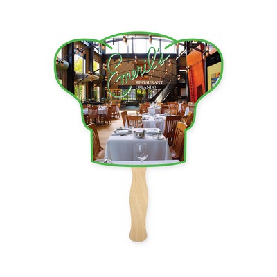 Chef Hat Sandwich Hand Fan